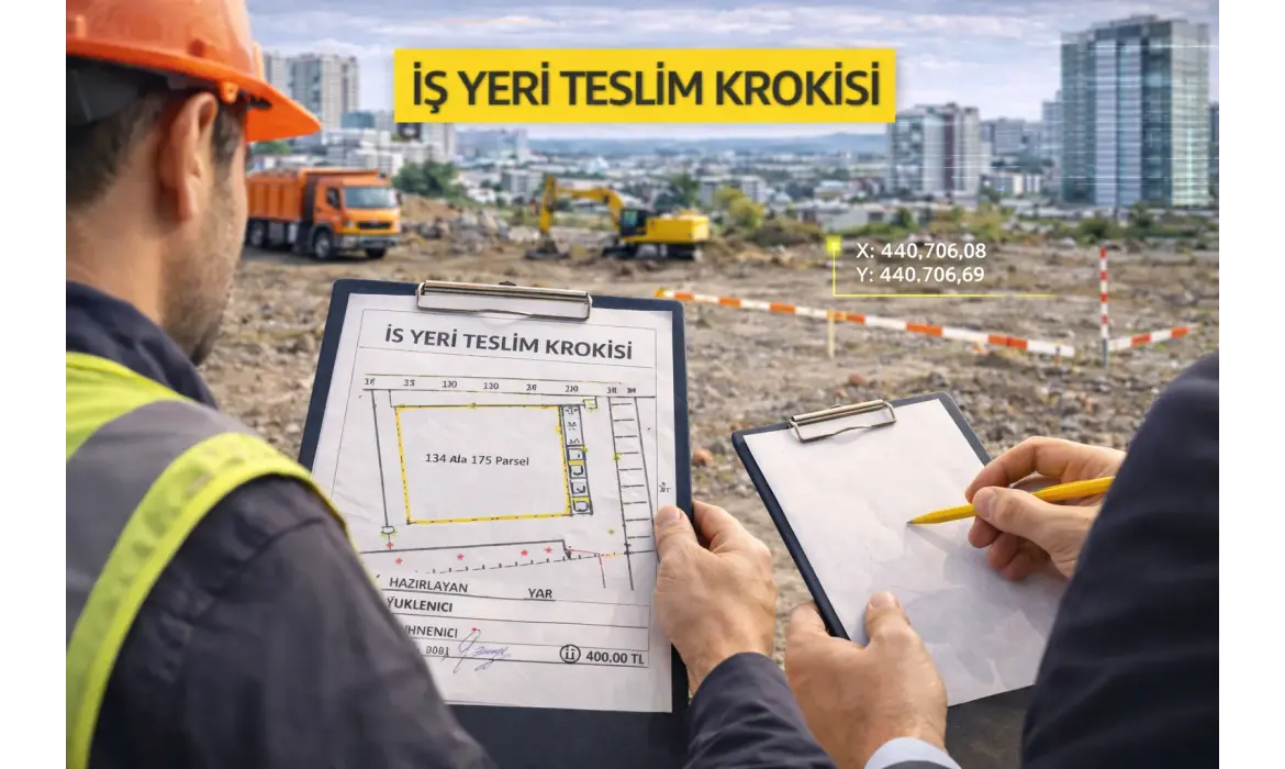 İş Yeri Teslim Krokisi