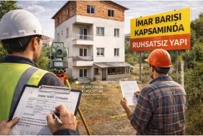 İmar Barışı  Zemin Tespit Tutanağı